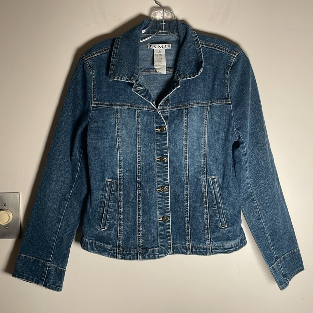 AMI Jean Jacket Women’s blue denim size S